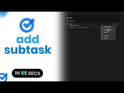 How to Add Subtask on Google Tasks [easy]