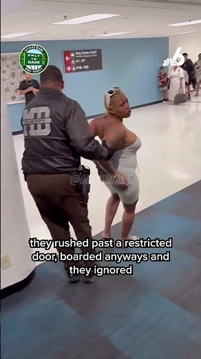 3 women arrested at MIA after being accused of refusing to leave plane, report says