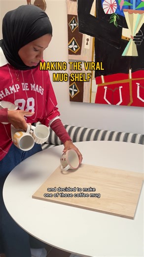 DIY Mug Shelf: Practical Home Woodworking Project