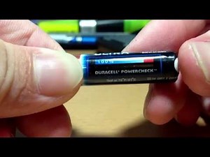 DURACELL ULTRA AAA batteries (Power Check Technology)