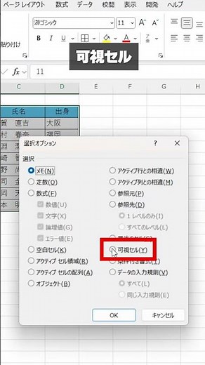 Copy only what's visible!! #excel #productivity