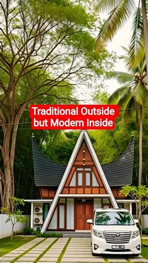 Traditional Outside but Modern Inside #aihouse #syahomeAI