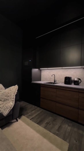 Explore a Stunning Black Aesthetic Airbnb in Latvia