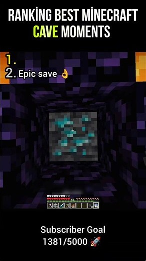 Ranking the Best MINECRAFT Cave Moments! ⛏️💎