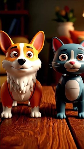 Robot Pets Teamwork Saves the Day (Toy Story IRL) 🤖 #Shorts #Movie