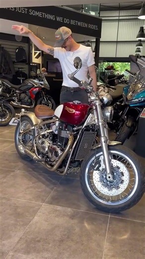 Triumph Bonneville Bobber Custom by FCR Original at Triumph North London, UK 🇬🇧