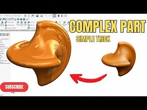 Complex 3D Shape with Basic Tools | Revolve & Split Techniques SolidWorks Tutorial ||CAD Institute
