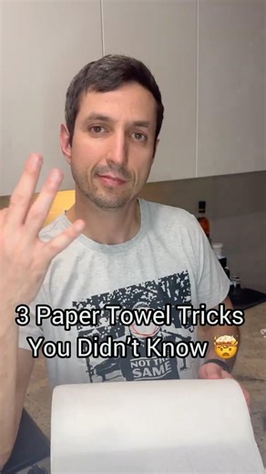 #kitchenhacks #lifehacks #kitchentips #papertowel #лайфхак 3 Paper Towel Tricks You Didn’t Know!