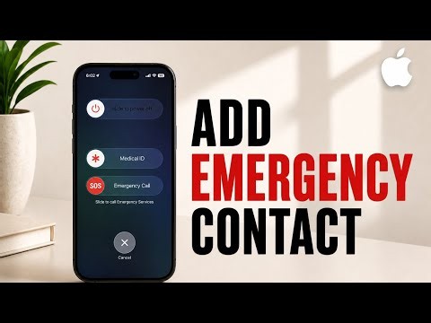 Add Emergency Contact on iPhone