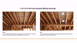 FORT 24 Pack New Construction Rough-in Plate Pre Mounting Bracket for 3/4/6 inch Recessed Wafer LED Lights - 26 Inch Length, Shallow Housing, Galvanized Metal Sheet