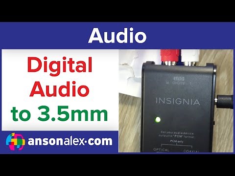 Convert Digital Audio Out to a 3.5mm Headphone Jack