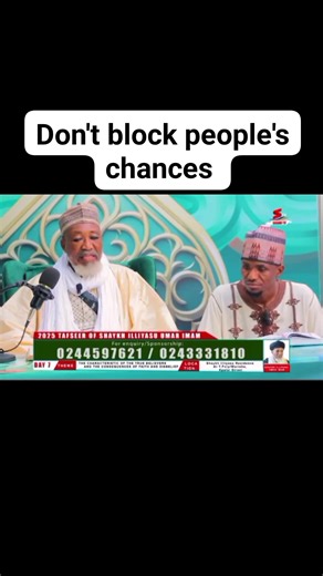 Avoid tarnishing people's hard won reputation and integrity and don't block people's chances as well. #dogood #Respectfully | Tullaabul Sheikh Iliyas Umar Imam