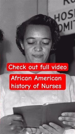 African American History of Nurses #nurses #africanamericanwomen