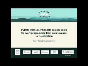PyData 101: Essential data science skills for every programmer, from data to model to visualization