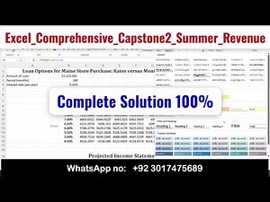 Excel_Comprehensive_Capstone2_Summer_Revenue | Excel Comprehensive Capstone2 Summer Revenue #exp22