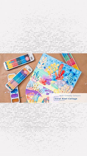 Create a vibrant coral reef drawing on mineral paper 🐠 Try our fluro poster colour minis on mineral paper to achieve this tropical outcome. Poster colour minis are easy to use, set up, and store away, making them ideal for classrooms, student kits, craft trolleys, or areas without access to water. Simply add water and a brush, and you're ready to start painting. A popular paint essential 🧑‍🎨 Check them out below ⬇ https://zartart.com.au/product/ptz886?_gl=1*1oko99h*_ga*MjE0NDg0OTY4LjE2NzA4MTE