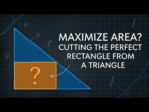 Maximum Area? Cutting the Perfect Rectangle from a Triangle