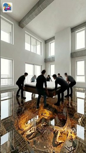 Giant T-Rex Fossil Bedroom | Satisfying Epoxy Resin Art | Building a 3D Dinosaur Floor