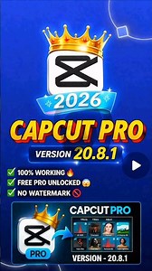 CapCut Pro 20.8.1 Latest Version 😱 | Unlock All Premium Features FREE #shorts #trend #fyp