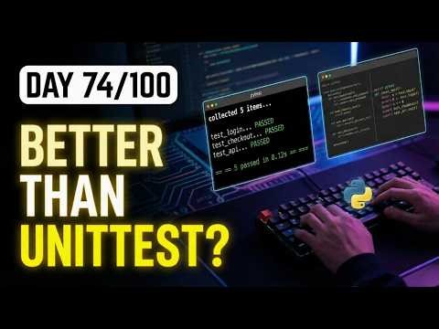 This Makes Testing Super Easy 🤯 | Pytest Fixtures & Parametrize | Day 74