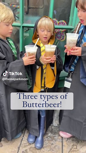 Types of Butterbeer at Wizarding World of Harry Potter Universal Studios Hollywood