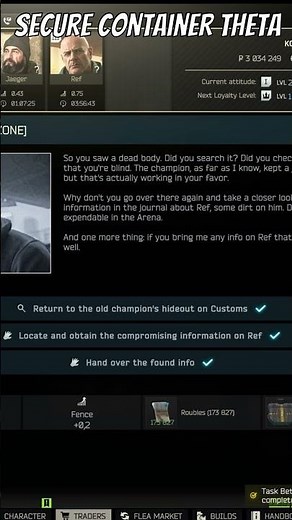 Quest Theta Case Complete 1.0 #escapefromtarkov #tarkov #eft