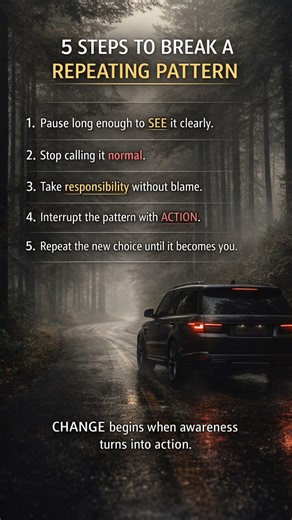 Break Toxic Patterns Fast | 5 Steps to Stop Repeating the Same Mistakes