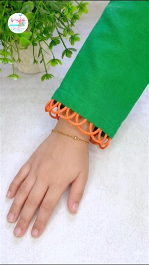 Latest sleeves design 😍 with supper ideas & tips #youqariagallery #shorts #youtubeshorts