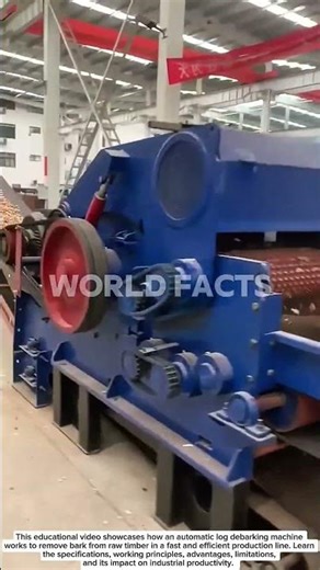 Automatic Log Debarking Machine – High-Speed Wood Processing Technology