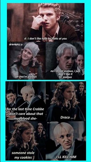 Draco Gets Jealous Over Hermione’s Cookies 😂 | Harry Potter Funny Edit #harrypotter #viralvideo