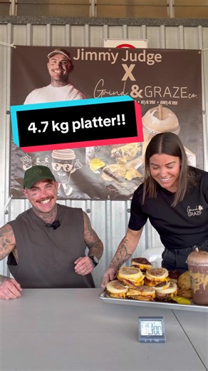 4.7 kg platter challenge: Grind & Graze Woodford Show ASMR attempt