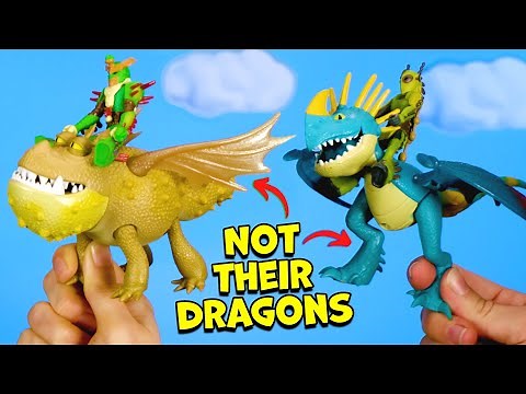 Dragon Trainers Get New Dragons! 😂 How To Train Your Dragon Hand Play Stories - Dragons Toys