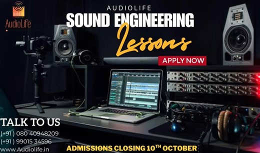 AudioLife - Your Journey into Music Production, Sound Engineering & DJing Starts Here ! Welcome to AudioLife. Our studios are decked up with industry standard equipment's that are accessible to our students. We have a variety of synthesizer's, microphones & a recording suite for our students to get a hands-on experience under the guidance of our mentors & instructors. Our analogue suite preps up our students to the real world. The surround sound studio lets them experience how sound is designed 
