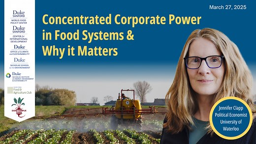 Concentrated Corporate Power in Food Systems and Why it Matters - World Food Policy Center