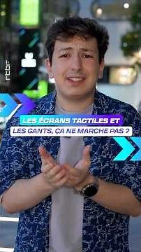 ⁉️ Pourquoi ton écran tactile refuse de marcher avec des gants ? On t’explique 🧤 #tech
