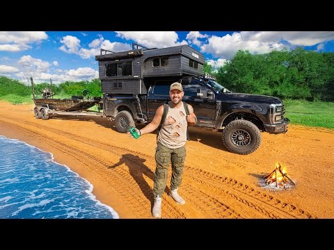 Living In My MEGA TRUCK For 30 DAYS!! (Ultimate Truck Camping)
