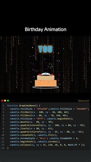 #coding #programming #cake #htmlcss #javascript #code