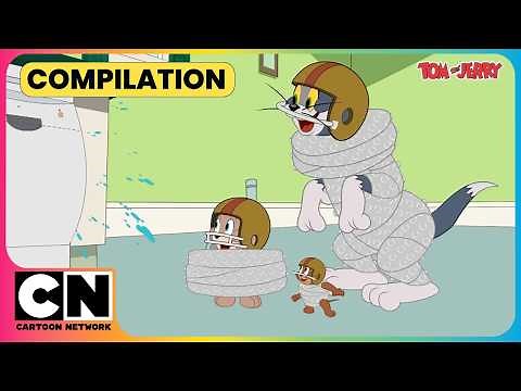 Tom, Jerry & Tyke's Best Moments!🐶❤️| Tom and Jerry😺| Cat & Mouse Cartoon😁|‪@cnindia‬ ​