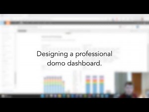 How to design a professional domo dashboard #data #domo #python