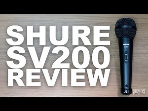 Shure SV200 Dynamic Vocal Mic Review / Test