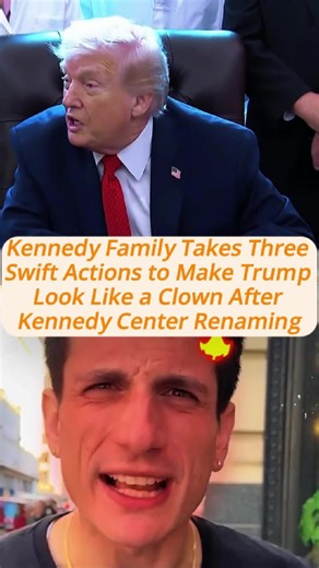 Kennedy Family Takes Three Swift Actions to Make Trump Look Like a Clown After Kennedy Center Renaming#trump #kennedycenter #jackschlossberg #news #fyp