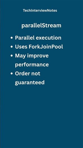 parallelStream vs stream Explained | Java 8 Interview Question