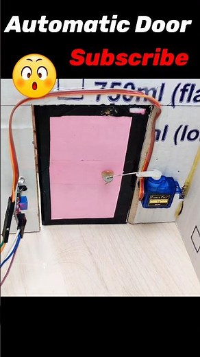 Automatic Door Opening System using Arduino #arduino #servomotor