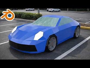 Low Poly Car in Blender - Complete Beginer Guide