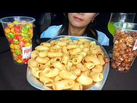 Colorful Popcorn Crunch ASMR !