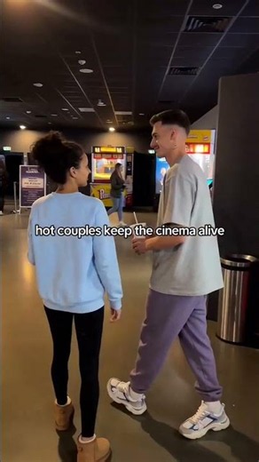 THIS is the perfect movie date outfit?