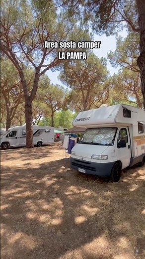 Area sosta camper al mare nella Maremma Toscana