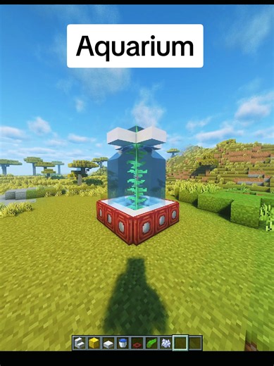 Minecraft Simple Aquarium Build Tutorial
