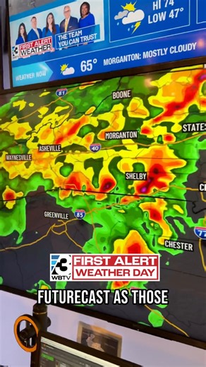 First Alert Weather Day: Potential strong storms with a chance for severe weather across the Carolinas with heavy rain, strong winds, the possibility of hail and even a chance for isolated tornadoes. Severe weather threats will last from: 12 to 3 p.m. across the mountains, 2 to 6 p.m. across the foothills and into the I-77 corridor, 4-9 p.m. along and east of the I-77 corridor. Our First Alert Weather team will keep you updated all day on WBTV and you can get live updates and alerts in your area