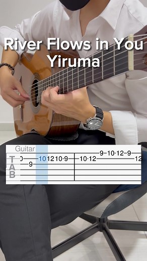 River Flows in You by Yiruma #riverflowsinyou #yiruma #guitartutorial #guitarcover #beginners #guitartabs